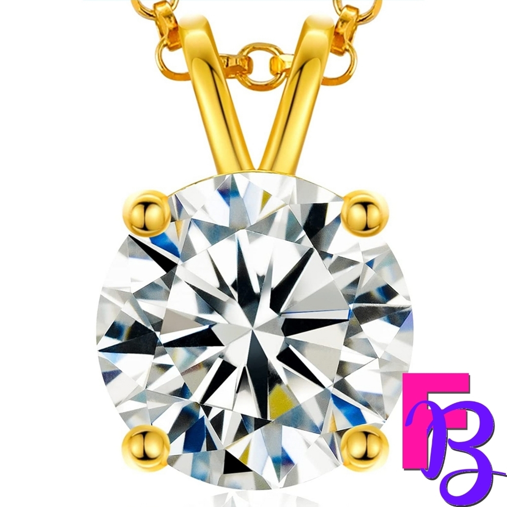 Moissanite Solitaire Pendant Necklace - Picture 7 of 14